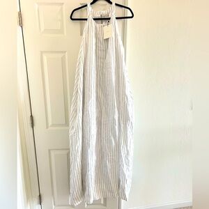 Dissh white high neck maxi dress (tags attached)